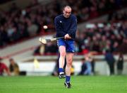 19 April 2001; Anthony Daly of Clare in the warm-up before the Allianz GAA National Hurling League Division 1A Round 5 match between Limerick and Clare at the Gaelic Grounds in Limerick. Photo by Ray McManus/Sportsfile