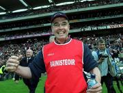 29 April 2001; Westmeath manager Luke Dempsey celebrates after the Allianz GAA National Football League Division 2 Final match between Westmeath and Cork at Croke Park in Dublin. Photo by Ray McManus/Sportsfile