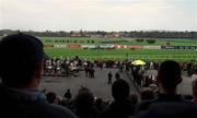 16 April 2001; A general view of Leopardstown Racecouse on the first day back for horse racing after all racing was postponed due to Foot and Mouth. Photo by Brendan Moran/Sportsfile