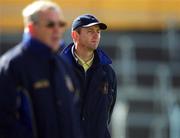 29 April 2001; Clare manager Cyril Lyons during the Allianz GAA National Hurling League Division 1 Semi-Final match between Clare and Kilenny at Semple Stadium in Thurles, Tipperary. Photo by Brendan Moran/Sportsfile