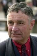 26 April 2001; Trainer John Kiely at Fairyhouse Racecourse in Meath. Photo by Matt Browne/Sportsfile