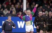 28 April 2001; Referee Alan Lewis during the AIB League Rugby Division One match between Ballymena v Young Munster at Ballymena Rugby Club in Antrim. Photo by Matt Browne/Sportsfile