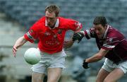 29 April 2001; Philip Clifford of Cork in action against David Murphy of Westmeath during the Allianz GAA National Football League Division 2 Final match between Westmeath and Cork at Croke Park in Dublin. Photo by Pat Murphy/Sportsfile *** Local Caption ***