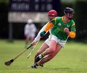 29 April 2001; Nicky Horan of Meath in action against Patrick Rohan of Kildare during the Guinness Leinster Senior Hurling Championship Preliminary Round match between Kildare and Meath at Conneff Park in Clane, Kildare. Photo by Aoife Rice/Sportsfile