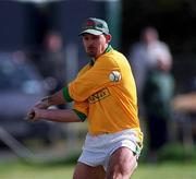 29 April 2001; Mark Gannon of Meath during the Guinness Leinster Senior Hurling Championship Preliminary Round match between Kildare and Meath at Conneff Park in Clane, Kildare. Photo by Aoife Rice/Sportsfile