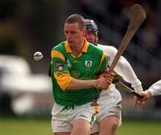 29 April 2001; Pat Potterton of Meath during the Guinness Leinster Senior Hurling Championship Preliminary Round match between Kildare and Meath at Conneff Park in Clane, Kildare. Photo by Aoife Rice/Sportsfile