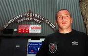 4 May 2001; Glen Crowe at the announcement that Adecco renews its sponsorship of Bohemians for the 2001/2002 season. Photo by David Maher/Sportsfile