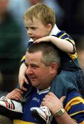 6 May 2001; Tipperary supporters look on during the Allianz National Hurling League Final match between Tipperary and Clare at the Gaelic Grounds in Limerick. Photo by Ray McManus/Sportsfile