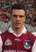 29 April 2001; Galway captain Padraic Joyce before the Allianz GAA National Football League Division 1 Final match between Mayo and Galway at Croke Park in Dublin. Photo by Pat Murphy/Sportsfile