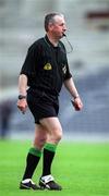 29 April 2001; Referee Niall Barrett during the Allianz GAA National Football League Division 1 Final match betweem Mayo and Galway at Croke Park in Dublin. Photo by Ray Lohan/Sportsfile