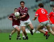 29 April 2001; David Hughes of Westmeath in action against Eoin Sexton of Cork during the Allianz GAA National Football League Division 2 Final match between Westmeath and Cork at Croke Park in Dublin. Photo by Ray Lohan/Sportsfile