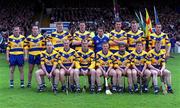 6 May 2001; The Clare team before the Allianz National Hurling League Final match between Tipperary and Clare at the Gaelic Grounds in Limerick. Photo by Ray McManus/Sportsfile