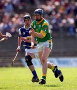 7 May 2001; Fergus McMahon of Meath during the Guinness Leinster Senior Hurling Championship First Round match between Laois and Meath at O'Connor Park in Tullamore, Offaly. Photo by Ray McManus/Sportsfile