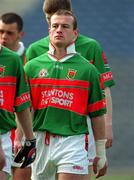 29 April 2001; Marty McNicholas of Mayo in the pre-match parade before the Allianz GAA National Football League Division 1 Final match betweem Mayo and Galway at Croke Park in Dublin. Photo by Ray McManus/Sportsfile
