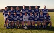 14 January 2001; The Laois team before the O'Byrne Cup First Round match between Longford and Laois at Pearse Park in Longford. Photo by Aoife Rice/Sportsfile
