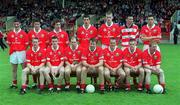13 May 2001; The Cork team before the Bank of Ireland Munster Senior Football Championship Quarter-Final match between Cork and Waterford at Páirc Uí Chaoimh in Cork. Photo by Ray McManus/Sportsfile