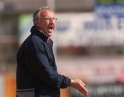6 May 2001; Shelbourne manager Dermot Keely during the Eircom League Premier Division match between Shelbourne and Cork City at Tolka Park in Dublin. Photo by David Maher/Sportsfile