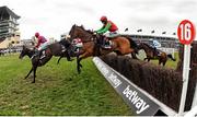 16 March 2016; Eventual winner Sprinter Sacre, number 9 at left, with Nico de Boinville up, on their way to winning the The Betway Queen Mother Champion Steeple Chase. Prestbury Park, Cheltenham, Gloucestershire, England. Picture credit: Cody Glenn / SPORTSFILE