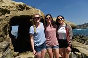 16 March 2016; Dublin footballers, from left, Carla Rowe, Lyndsey Davey and Sinead Goldrick during a tour of the city of San Diego. TG4 Ladies Football All-Star Tour. San Diego, California, USA. Picture credit: Brendan Moran / SPORTSFILE