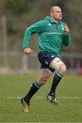 17 March 2016; Ireland's Rory Best, during squad training. Carton House, Maynooth, Co. Kildare. Picture credit: David Maher / SPORTSFILE
