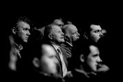 20 February 2010; Supporters watches on during a bout. National Boxing Championships - Semi-Finals, National Stadium, Dublin. Picture credit: Stephen McCarthy / SPORTSFILE