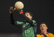 10 March 2010; Seamus O'Carroll Limerick, in action against Matthew Moloney, Clare. Cadbury Munster GAA Football Under 21 Quarter-Final, Limerick v Clare, Cooraclare GAA Club, Co. Clare. Picture credit: Diarmuid Greene / SPORTSFILE