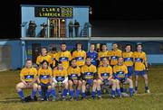 10 March 2010; The Clare team. Cadbury Munster GAA Football Under 21 Quarter-Final, Limerick v Clare, Cooraclare GAA Club, Co. Clare. Picture credit: Diarmuid Greene / SPORTSFILE