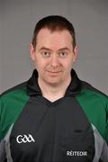10 March 2010; Referee Martin Collins, Cork. Picture credit: David Maher / SPORTSFILE