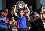 17 March 2016; Conor Glass, St Patrick's College Maghera Captain holds aloft, the McRory Cup. Danske Bank McRory Cup Final, St Patrick's College Maghera v St Paul’s Bessbrook, Athletic Grounds, Armagh. Picture credit: Oliver McVeigh / SPORTSFILE