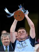 17 March 2016; Peter Casey, Na Piarsaigh, lifts lifts the Tommy Moore cup. AIB GAA Hurling All-Ireland Senior Club Championship Final, Na Piarsaigh, Limerick, v Ruairí Óg Cushendall, Antrim. Croke Park, Dublin. Picture credit: Stephen McCarthy / SPORTSFILE