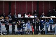 7 March 2010; Members of the media and supporters watch the match. Allianz GAA Football National League, Division 1, Round 3, Monaghan v Tyrone, Inniskeen GAA Grounds, Inniskeen, Co. Monaghan. Picture credit: Brian Lawless / SPORTSFILE