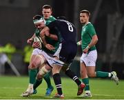 18 March 2016; James Ryan, Ireland, is tackled by Ally Miller, Scotland. Electric Ireland U20 Six Nations Rugby Championship, Ireland v Scotland. Donnybrook Stadium, Donnybrook, Dublin. Picture credit: Ramsey Cardy / SPORTSFILE