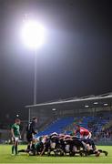 18 March 2016; A general view of a scrum during the second half. Electric Ireland U20 Six Nations Rugby Championship, Ireland v Scotland. Donnybrook Stadium, Donnybrook, Dublin. Picture credit: Ramsey Cardy / SPORTSFILE