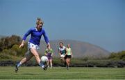 18 March 2016; Fiona McHale, Mayo, in action during a training session in the US Olympic Training Center, in Chula Vista, ahead of the TG4 Ladies Football All Star game. TG4 Ladies Football All-Star Tour, US Olympic Training Center, Chula Vista, California, USA. Picture credit: Brendan Moran / SPORTSFILE