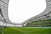 19 March 2016; A general view of the Aviva Stadium ahead of the game. RBS Six Nations Rugby Championship, Ireland v Scotland, Aviva Stadium. Lansdowne Road, Dublin. Picture credit: Ramsey Cardy / SPORTSFILE