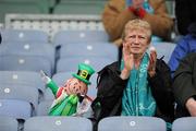13 March 2010; An Ireland supporter waits for the game to start. RBS Six Nations Rugby Championship, Ireland v Wales, Croke Park, Dublin. Picture credit: Brendan Moran / SPORTSFILE