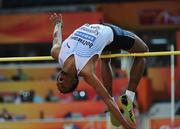 12 March 2010; Kabelo Kgosiemang, Botswana, in action during the Men's High Jump heats at the 13th IAAF World Indoor Athletics Championships, Doha, Qatar. Picture credit: Pat Murphy / SPORTSFILE