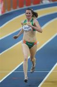 12 March 2010; Ireland's Roseanne Galligan on her way to finishing in 7th place in the Women's 1500m Heats at the 13th IAAF World Indoor Athletics Championships, Doha, Qatar. Picture credit: Pat Murphy / SPORTSFILE