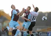 14 March 2010; Mick Daly, left, and Corey Treacy, Drogheda United, in action against JJ Melligan, Dundalk. Airtricity League Premier Division, Drogheda United v Dundalk, Oriel Park, Dundalk, Co. Louth. Photo by Sportsfile