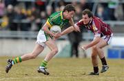 14 March 2010; David O'Callaghan, Kerry, in action against Diarmuid Blake, Galway. Allianz GAA Football National League, Division 1, Round 4, Galway v Kerry, Pearse Stadium, Galway. Picture credit: Ray Ryan / SPORTSFILE