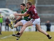 14 March 2010; Declan O'Sullivan, Galway, in action against Barry Cullinane, Kerry. Allianz GAA Football National League, Division 1, Round 4, Galway v Kerry, Pearse Stadium, Galway. Picture credit: Ray Ryan / SPORTSFILE