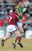 14 March 2010; Declan O'Sullivan, Kerry, in action against David Reilly, Galway. Allianz GAA Football National League, Division 1, Round 4, Galway v Kerry, Pearse Stadium, Galway. Picture credit: Ray Ryan / SPORTSFILE
