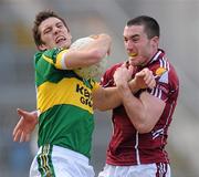 14 March 2010; David Moran, Kerry, in action against David Reilly, Galway. Allianz GAA Football National League, Division 1, Round 4, Galway v Kerry, Pearse Stadium, Galway. Picture credit: Ray Ryan / SPORTSFILE
