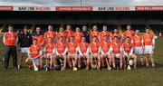 14 March 2010; The Armagh squad. Allianz GAA Hurling National League, Division 3A, Round 3, Armagh v London, St Oliver Plunkett Park, Crossmaglen, Co. Armagh. Picture credit: Oliver McVeigh / SPORTSFILE