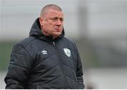 19 March 2016; Republic of Ireland manager Dave Bell before the game. UEFA Women's U17 Championship Qualifier, Elite Round, Group 3, Republic of Ireland v Hungary, Stade Henry Jeanne, Bayeux, France. Picture credit: Eóin Noonan / SPORTSFILE