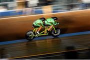 19 March 2016; Ireland's Katie-George Dunlevy and pilot Eve McCrystal during their B 1km Time Trial. 2016 UCI Para-Cycling Track World Championships, Montichiari, Italy. Picture credit: Jean Baptiste Benavent / SPORTSFILE