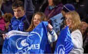 18 March 2016; Leinster supporters at the game. Guinness PRO12 Round 9 Refixture, Glasgow Warriors v Leinster. Scotstoun Stadium, Glasgow, Scotland. Picture credit: Stephen McCarthy / SPORTSFILE
