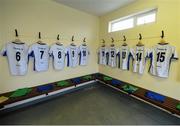 20 March 2016; A general view of the Waterford dressing room ahead of the game. Allianz Hurling League, Division 1A, Round 5, Waterford v Galway, Walsh Park, Waterford. Picture credit: Ramsey Cardy / SPORTSFILE