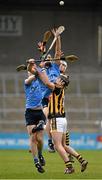 20 March 2016; Liam Rushe, left, and Chris Crummey, Dublin, in action against T J Reid, front, and James Maher, Kilkenny. Allianz Hurling League, Division 1A, Round 5, Kilkenny v Dublin. Nowlan Park, Kilkenny. Picture credit: Stephen McCarthy / SPORTSFILE
