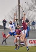 20 March 2016; Andy Smith, Galway, in action against Shane McNulty, Waterford. Allianz Hurling League, Division 1A, Round 5, Waterford v Galway, Walsh Park, Waterford. Picture credit: Ramsey Cardy / SPORTSFILE